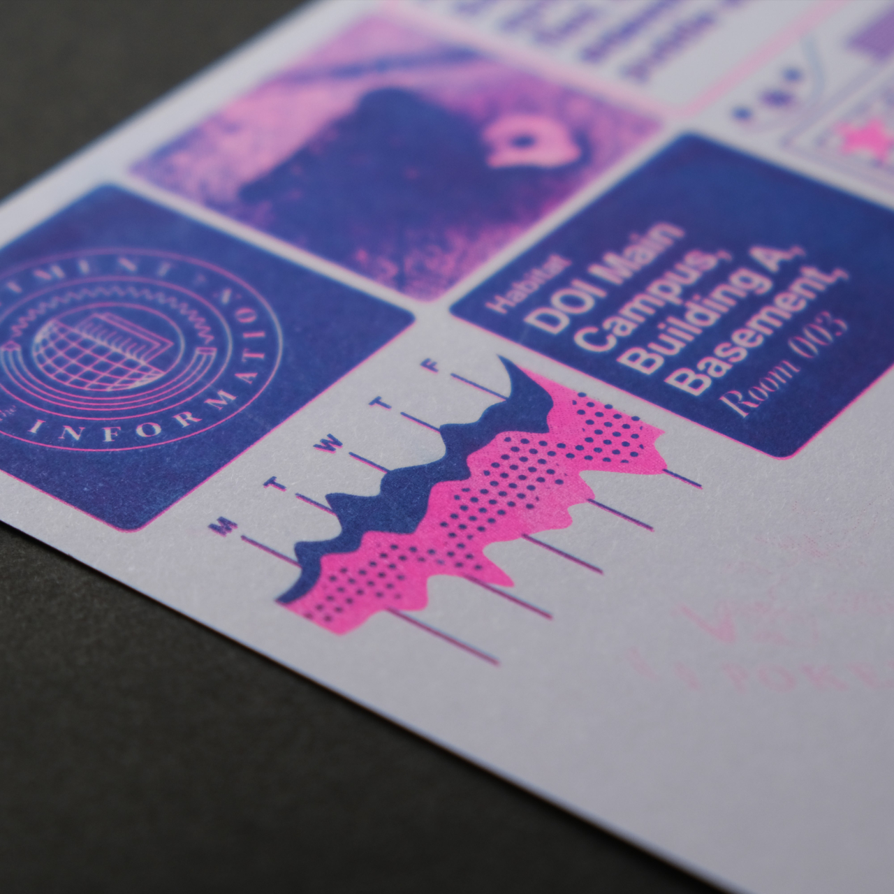 Pokey the Pigeon Risograph Poster - Image 2
