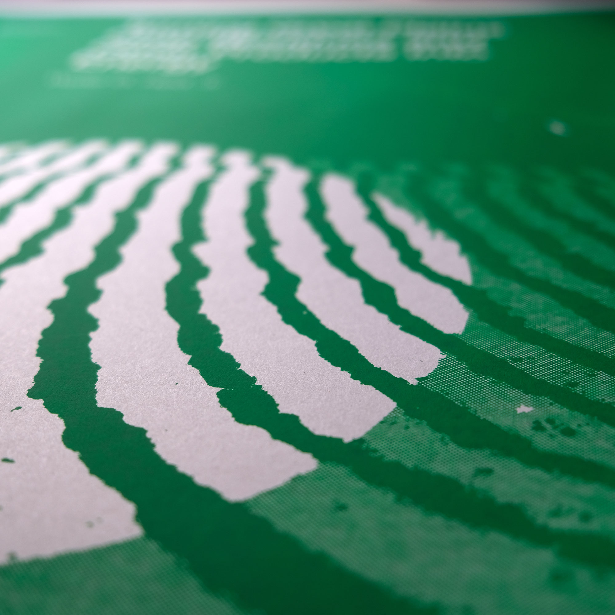 A bright green and white poster of the 1984 usda report cover for Turning Great Plains Crop Residues and Other Products into Energy