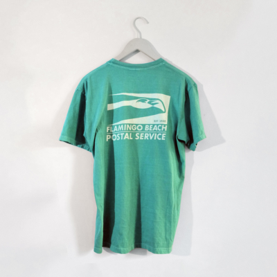 Flamingo Beach Postal Service Tee in Island Reef fabric