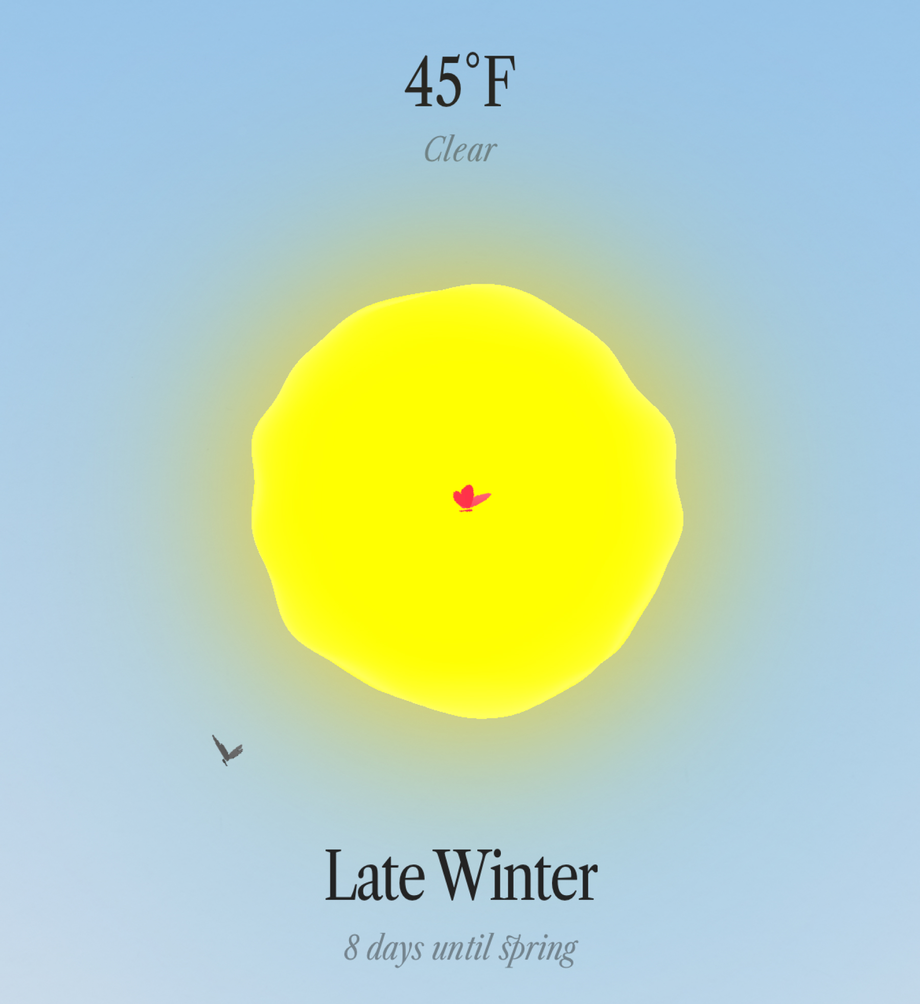 Two late winter butterflies in Ambient Almanac