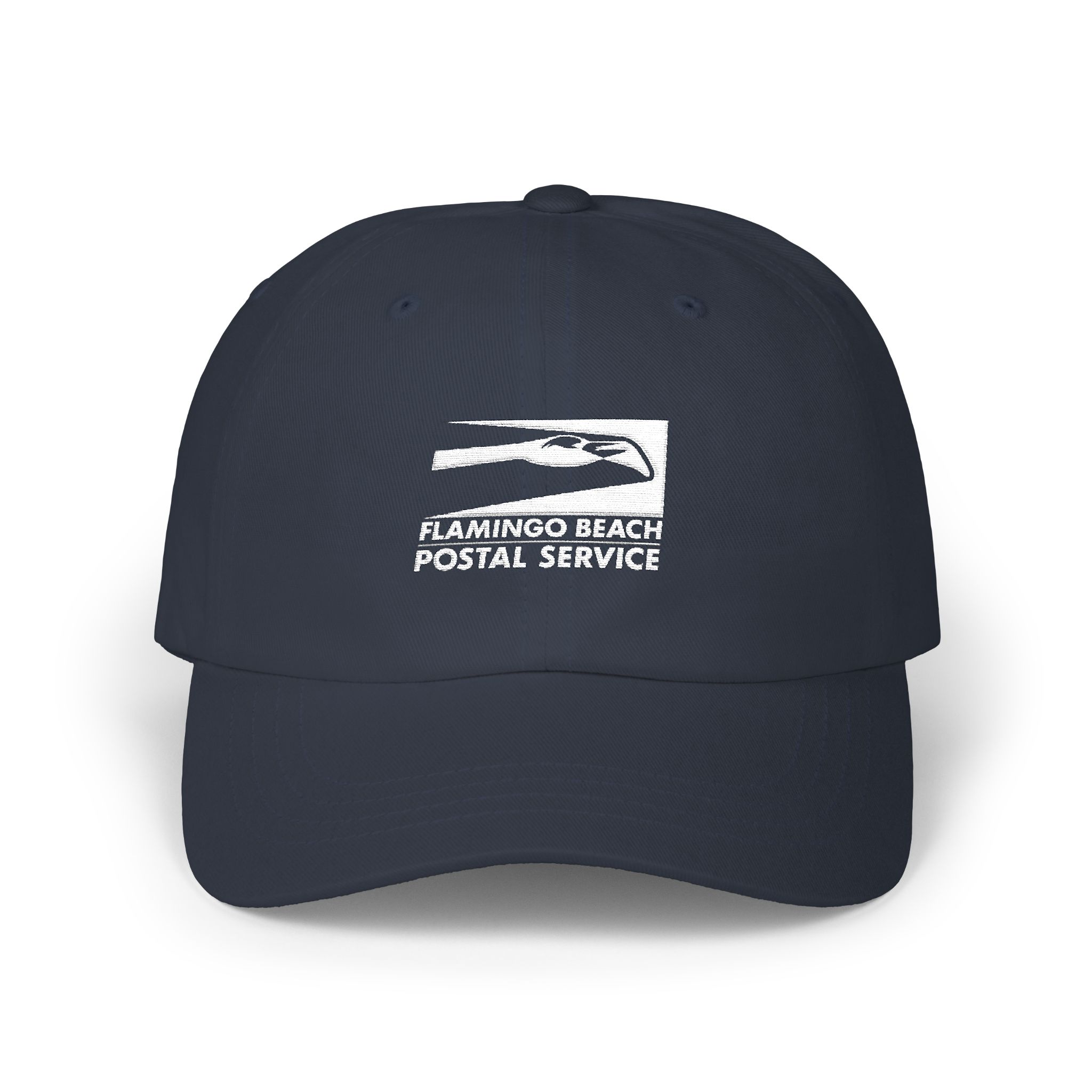 Flamingo Beach Postal Service Navy Cap